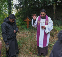 Gedenken Benediktiner Friedhof Michaelsberg